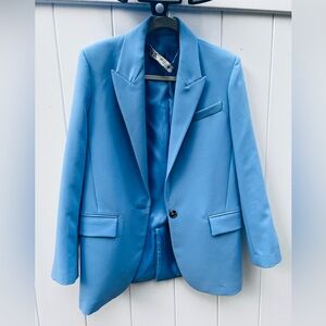 Baby blue Zara jacket size extra small